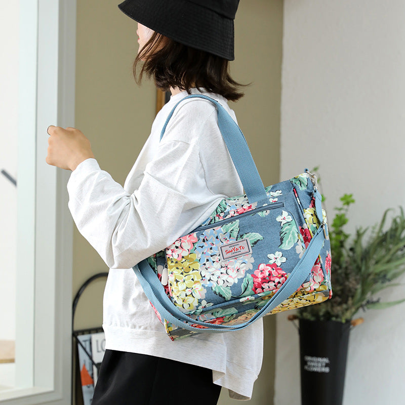 Waterproof Large Capacity Floral Pattern Bag