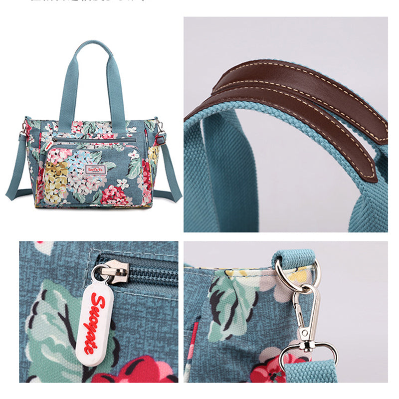 Waterproof Large Capacity Floral Pattern Bag