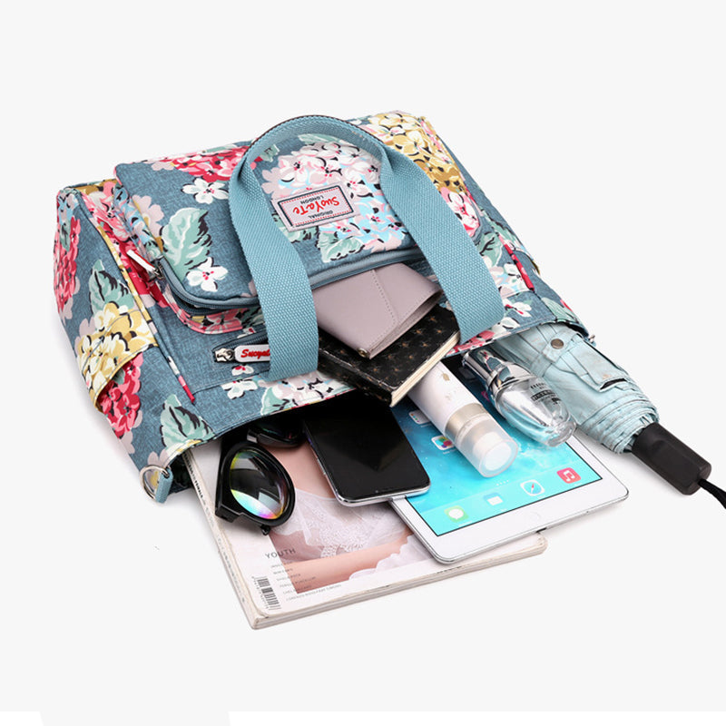 Waterproof Large Capacity Floral Pattern Bag