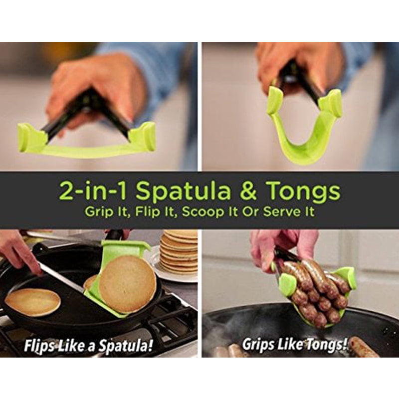 2-in-1 Kitchen Tongs and Clips