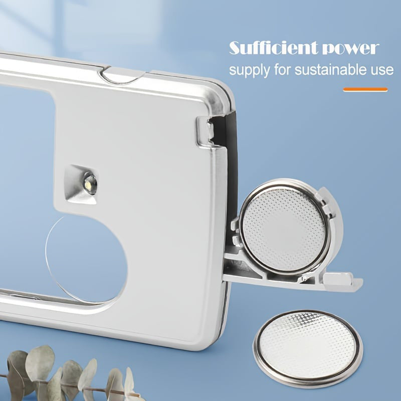 LED Card Type Magnifier for Reading