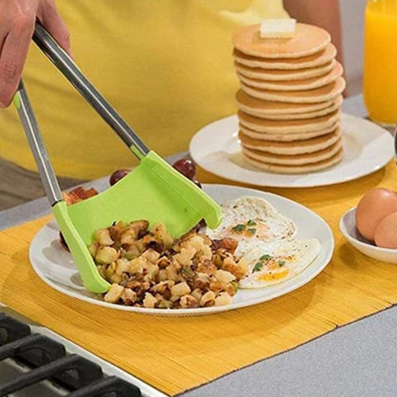 2-in-1 Kitchen Tongs and Clips