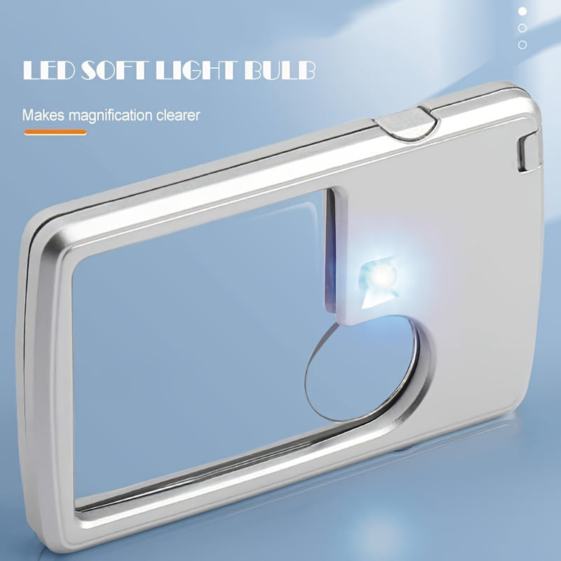 LED Card Type Magnifier for Reading