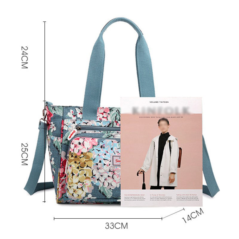 Waterproof Large Capacity Floral Pattern Bag
