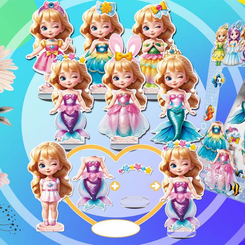 Magnetic Princess Dress-Up Stickers