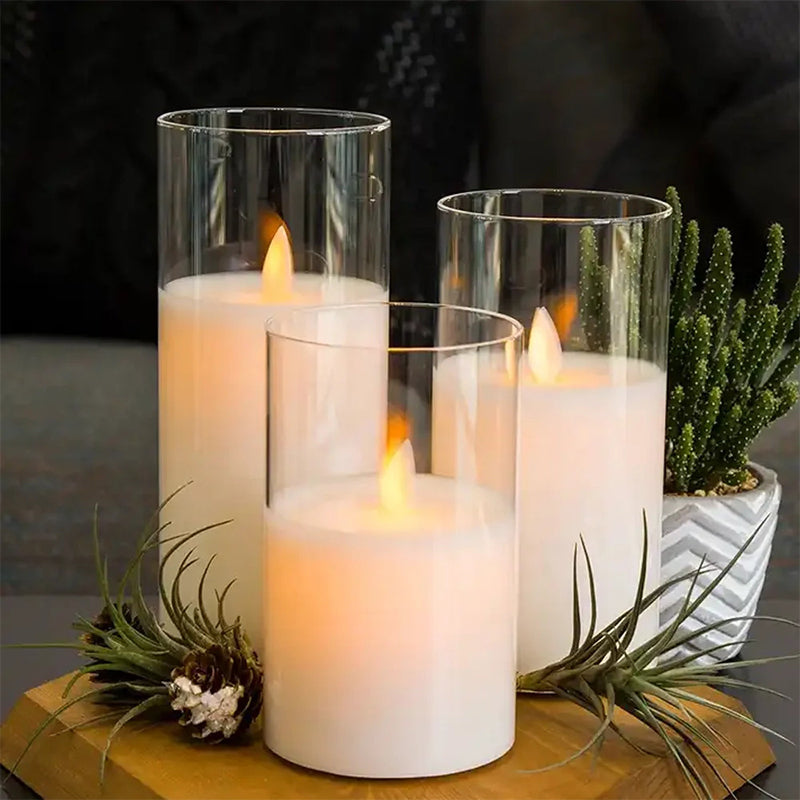 3D Glass Realistic LED Light