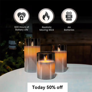 3D Glass Realistic LED Light