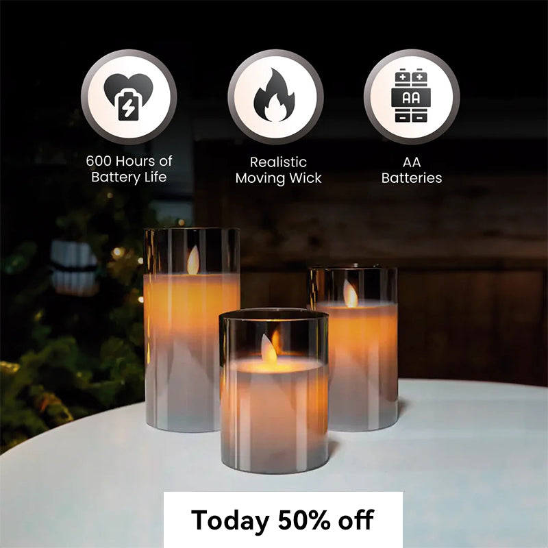 3D Glass Realistic LED Light