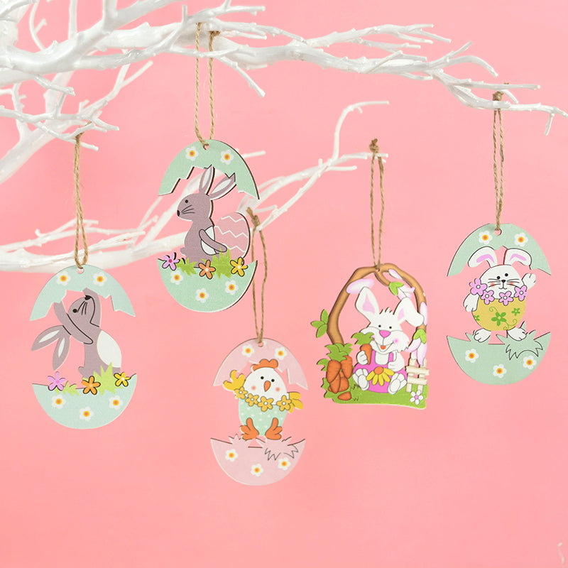 Easter Cartoon Bunny Pendant