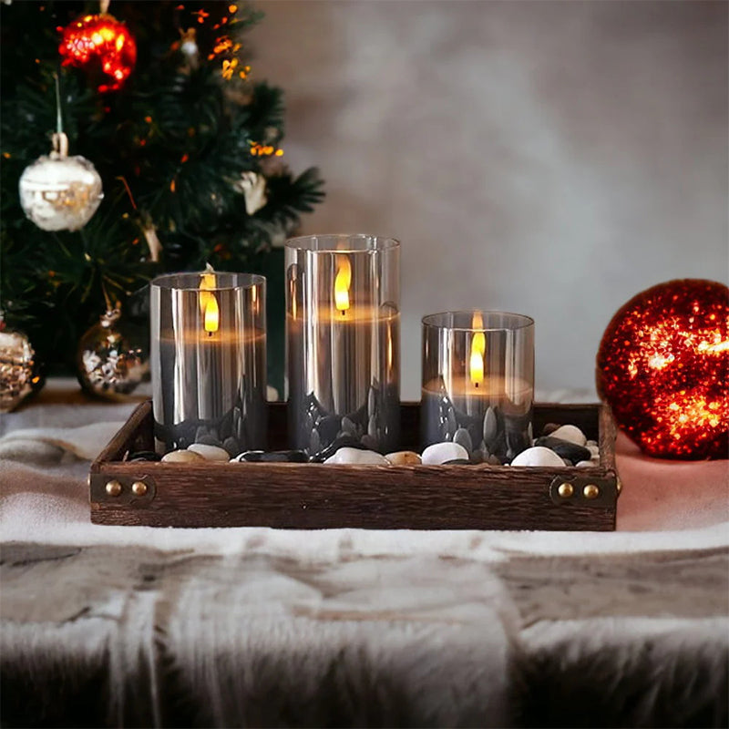 3D Glass Realistic LED Light