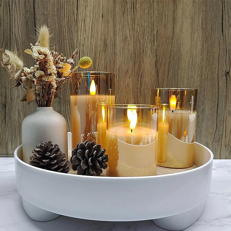 3D Glass Realistic LED Light