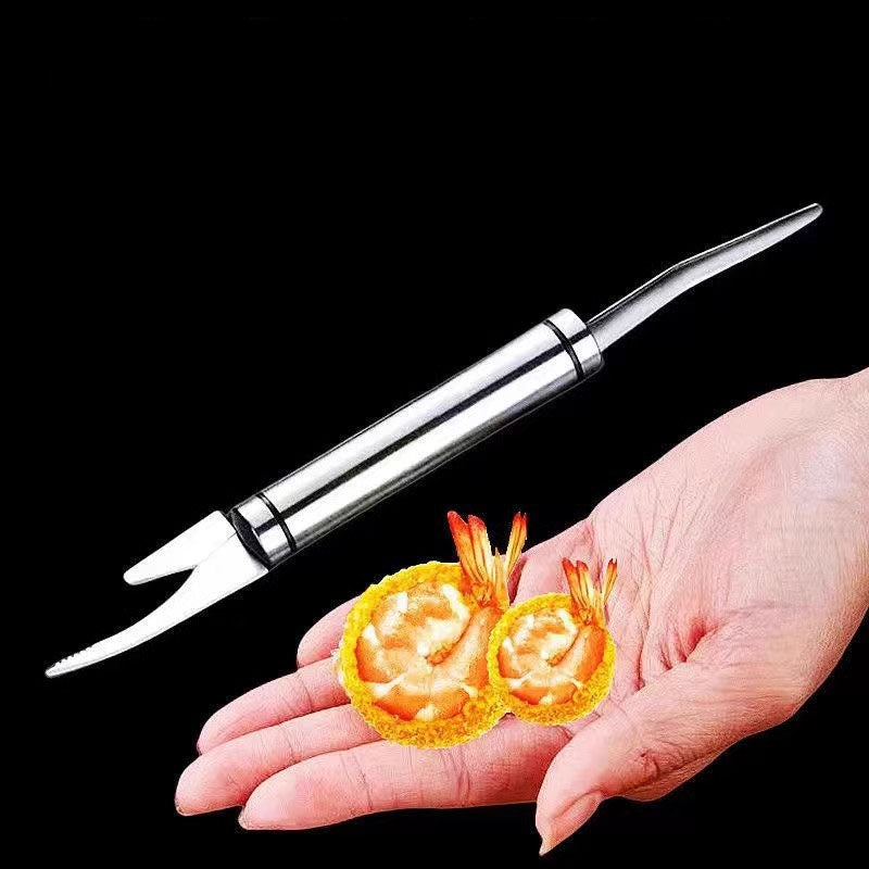 Stainless Steel Shrimp Whisker Peeler Tool