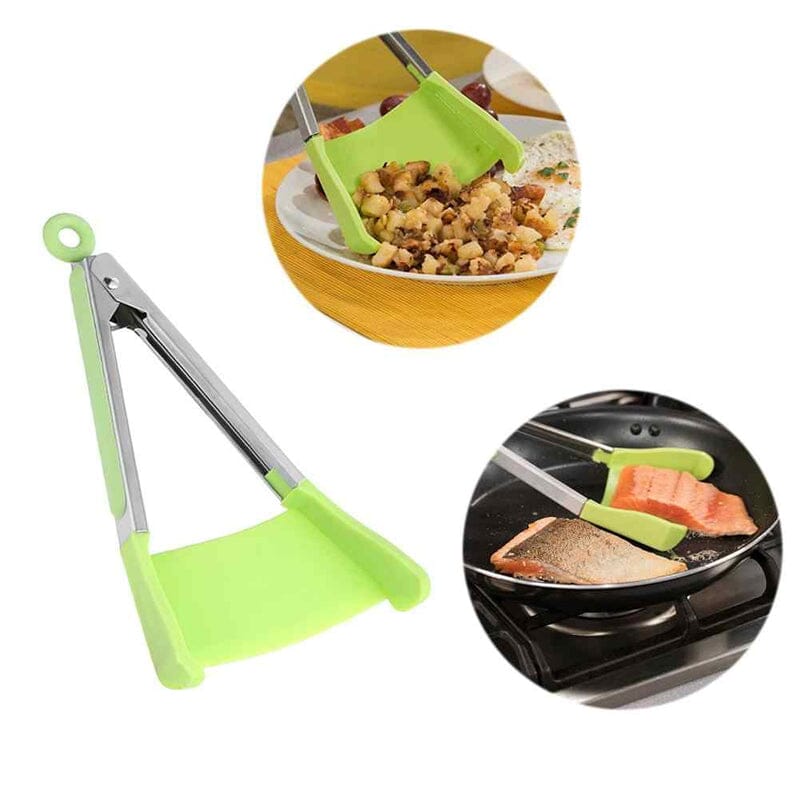 2-in-1 Kitchen Tongs and Clips