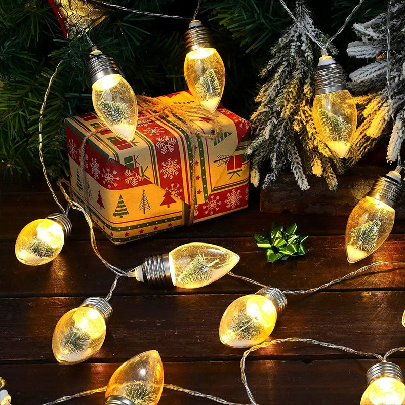 Christmas vintage decor string light - led bulbs string lights