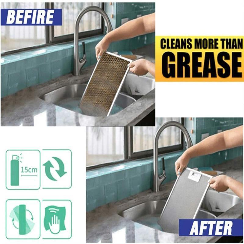 Kitchen deep grease remover spray
