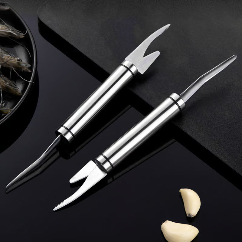 Stainless Steel Shrimp Whisker Peeler Tool